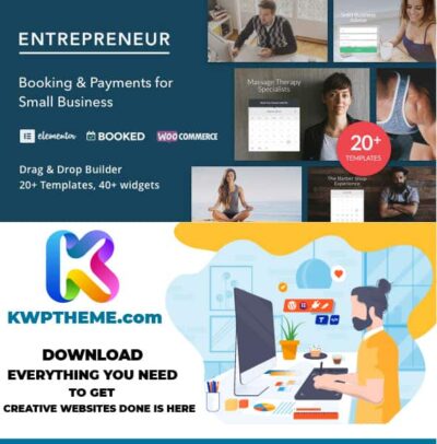 Entrepreneur - Booking for Small Businesses Latest - Best Selling WordPress Themes