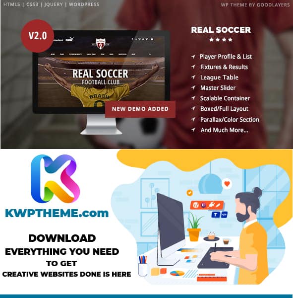 Real Soccer - Sport Clubs WordPress Latest - Best Selling WordPress Themes
