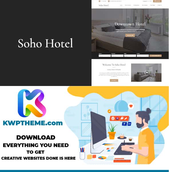 Soho Hotel Booking Calendar Theme Latest - Best Selling WordPress Themes
