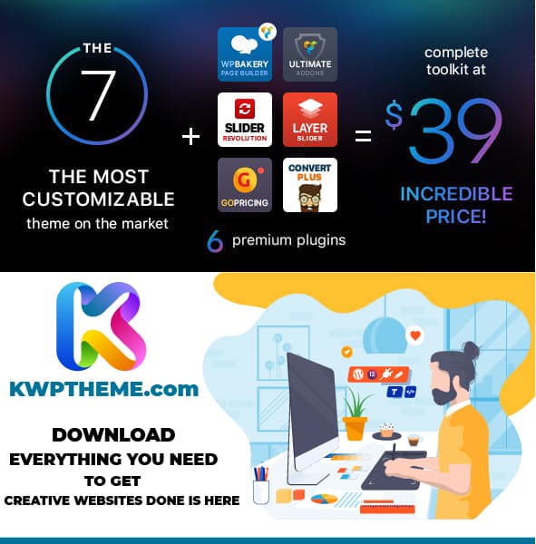 The7 - Multi-Purpose Website Building Toolkit Theme Latest - Best Selling WordPress Themes