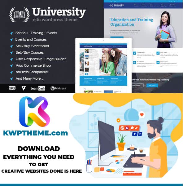 University - Education, Event and Course Theme Latest - Best Selling WordPress Themes