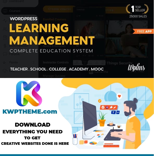 WPLMS Learning Management System for WordPress, Education Theme Latest - Best Selling WordPress Themes