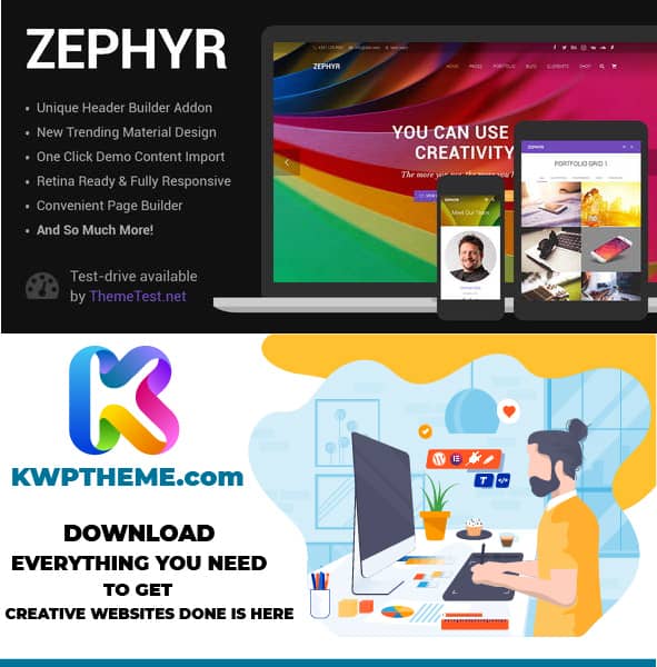 Zephyr | Material Design Theme Latest - Best Selling WordPress Themes