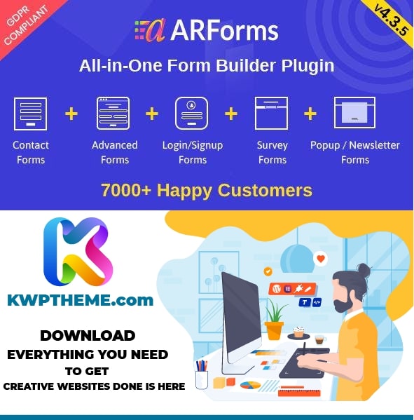 ARForms: Wordpress Form Builder Plugin Latest - Best Selling WordPress Plugins