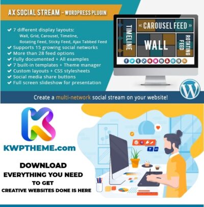 AX Social Stream Plugin Latest - Best Selling WordPress Plugins