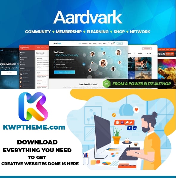 Aardvark - Community, Membership, BuddyPress Theme Latest - Best Selling WordPress Themes