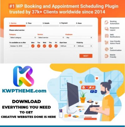 Bookly PRO - Appointment Booking and Scheduling Software System Plugin + Addon Pro Latest