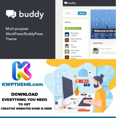 Buddy: Simple WordPress & BuddyPress Theme - Best Selling WordPress Themes