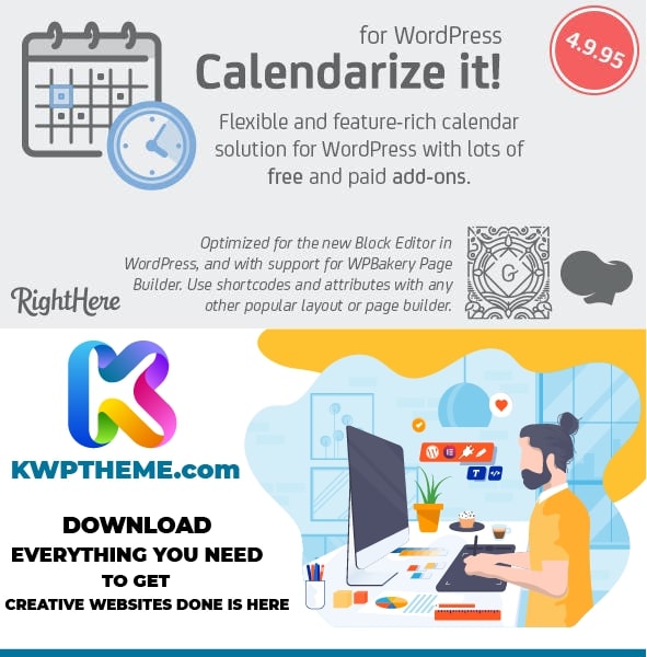 Calendarize it! for WordPress Latest - Best Selling WordPress Plugins
