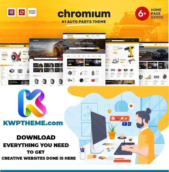 Chromium - Auto Parts Shop WordPress WooCommerce Theme Latest - Best Selling WordPress Themes
