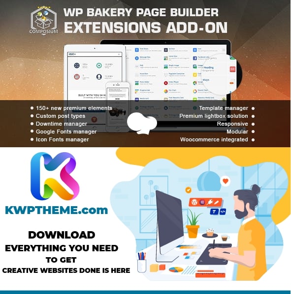 Composium - WP Bakery Page Builder Extensions Addon Latest - Best Selling WordPress Plugins