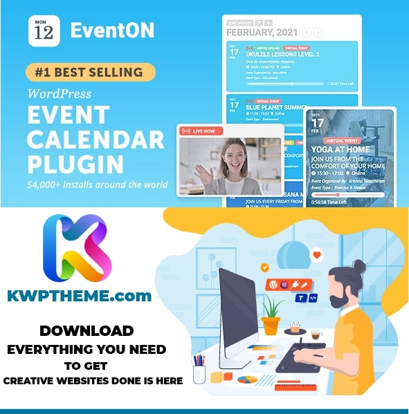 EventON - WordPress Event Calendar Plugin Latest - Best Selling WordPress Plugins