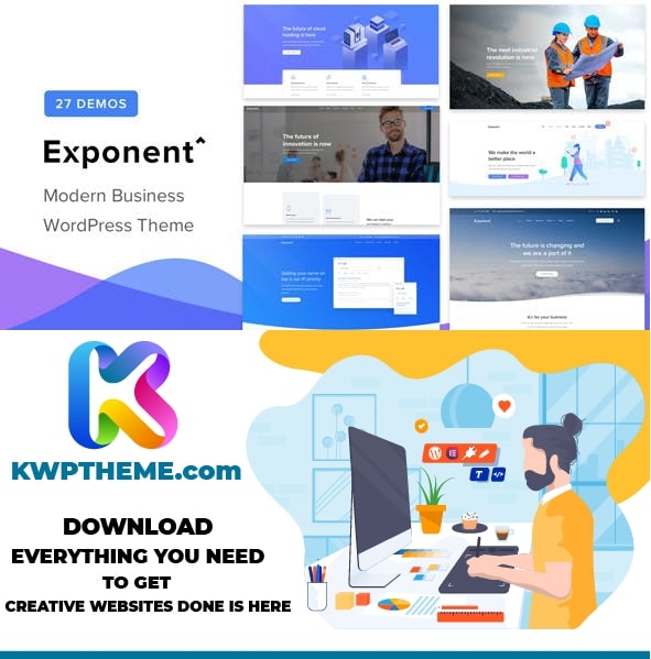Exponent - Modern Multi-Purpose Business WordPress Theme Latest - Best Selling WordPress Themes