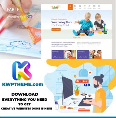 Fable - Children Kindergarten WordPress Theme Latest - Best Selling WordPress Themes