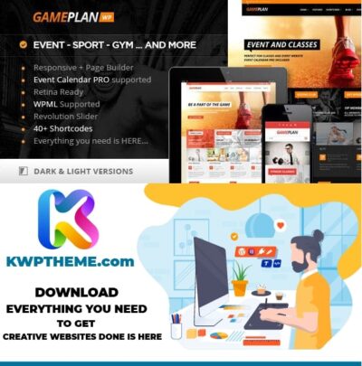Gameplan - Event and Gym Fitness WordPress Theme - Best Selling WordPress Themes
