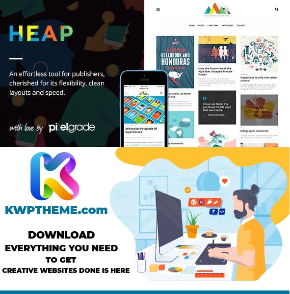 HEAP - A Snappy Responsive WordPress Blog Theme