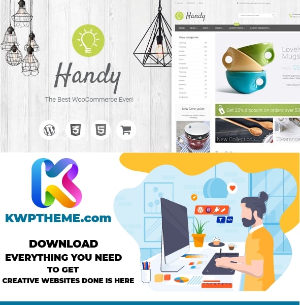 Handy - Handmade Shop WordPress WooCommerce Theme Latest - Best Selling WordPress Themes