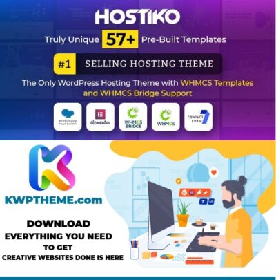 Hostiko WordPress WHMCS Hosting Theme Latest - Best Selling WordPress Themes