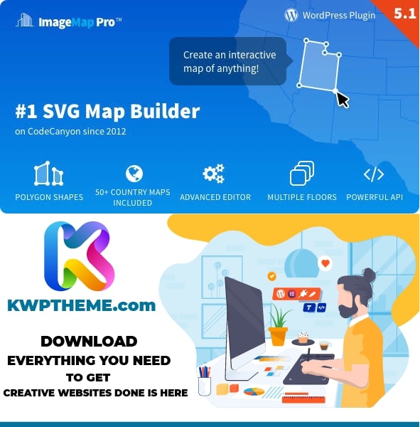 Image Map Pro for WordPress - SVG Map Builder Plugin Latest - Best Selling WordPress Plugins
