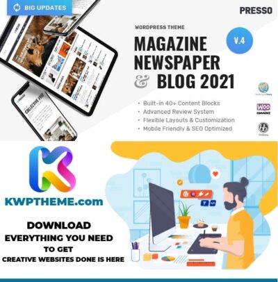 PRESSO - Modern Magazine / Newspaper / Viral Theme Latest - Best Selling WordPress Themes
