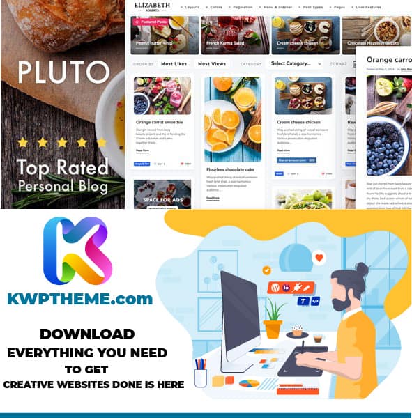 Pluto - Personal Masonry Blog Theme Latest - Best Selling WordPress Themes