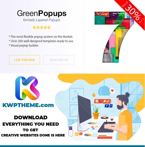 Popup Plugin for WordPress - Green Popups (formerly Layered Popups) Latest - Best Selling WordPress Plugins