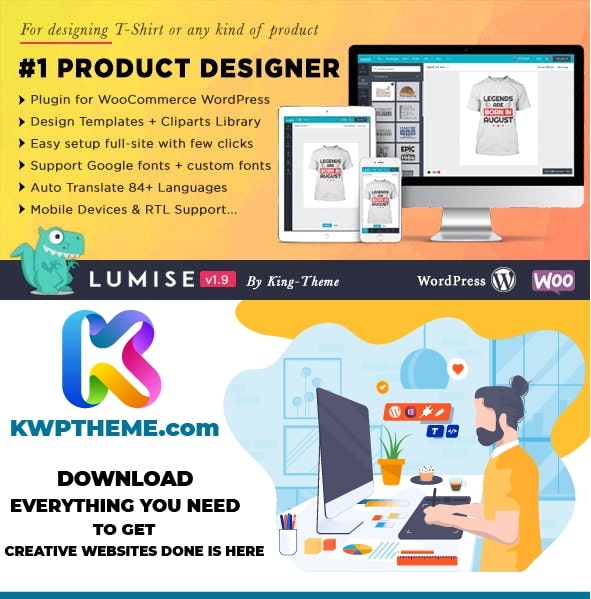 Lumise - Product Designer for WooCommerce WordPress Latest - Best Selling WordPress Plugins