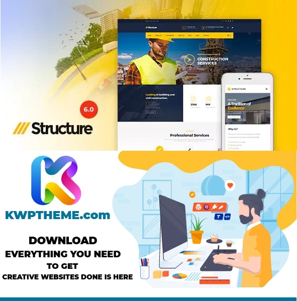 Structure - Construction Industrial Factory WordPress Theme Latest - Best Selling WordPress Themes