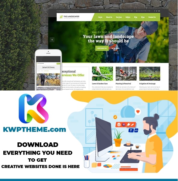 The Landscaper - Lawn & Landscaping WP Theme Latest - Best Selling WordPress Themes