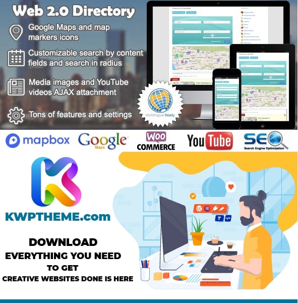 Web 2.0 Directory plugin Latest - Best Selling WordPress Plugins