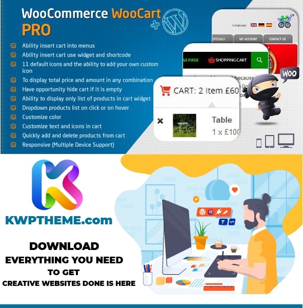 WooCart Pro - Dropdown Cart for WooCommerce Plugin Latest - Best Selling WordPress Plugins