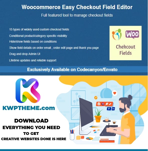 Woocommerce Easy Checkout Field Editor Latest - Best Selling WordPress Plugins